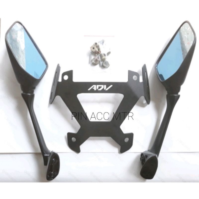 PAKET SPION+BREKET SERPO SET ADV150 PLUS SPION R25 TANGKAI PENDEK PAKET PNP ADV 150