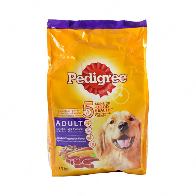 PROMO EXP!! Makanan Anjing PEDIGREE ADULT LAMB &amp; VEGETABLES 1,5kg