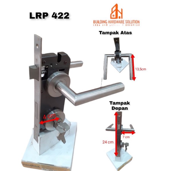 gagang pintu set/handle pintu minimalis/handel pintu/handle  Paloma murah