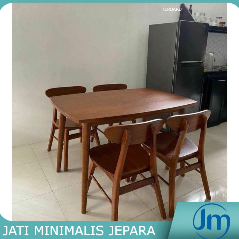 Kursi makan jati | Meja makan 3cm | Kursi ropan | Set meja makan minimalis | Furniture Jepara furnit