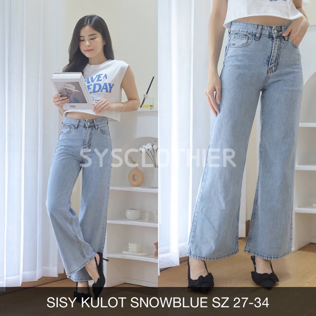 CELANA  JEANS WANITA SISY KULOT PREMIUM-SYSCLOTHIER