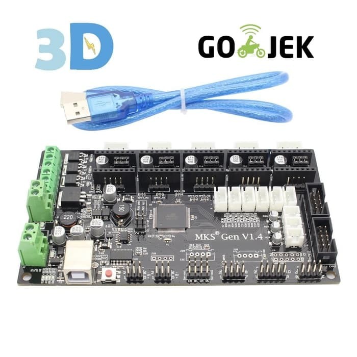 Reprap 3D Printer Dual Extruder Control MainBoard MKS Gens V1.4