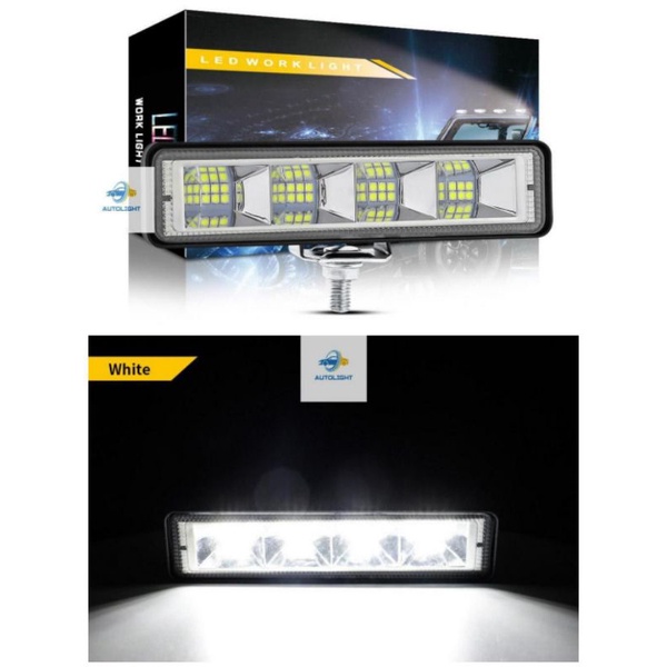 LAMPU TEMBAK MOBIL MOTOR CREE 24 MATA  LED &amp; 16 MATA LED BAHAN ALUMINIUM 12 VOLT DAN 24 VOLT BISA SEMUA