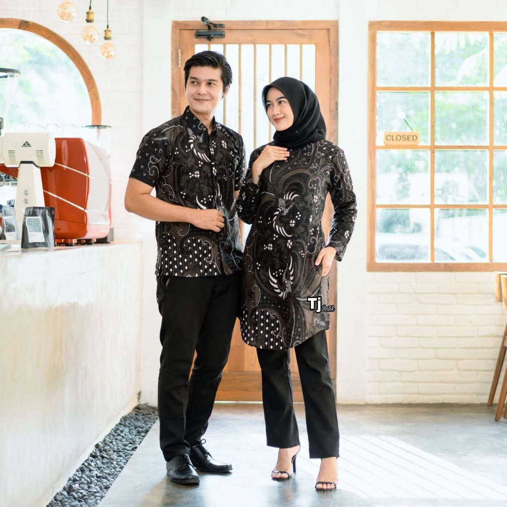 batik couple keluarga modern terbaru 2022 premium