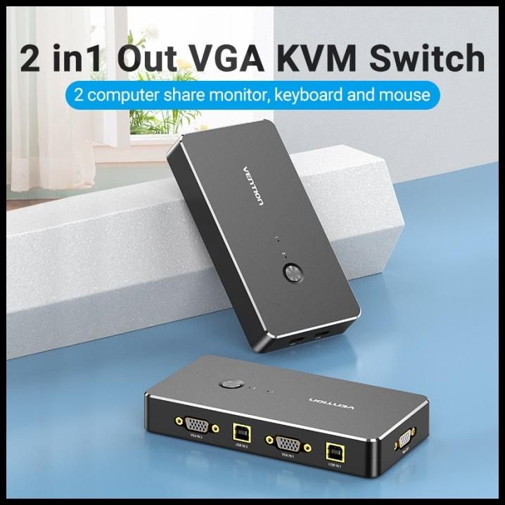Vention Kvm Switch Vga Usb Printer Sharing Keyboard Mouse Pc