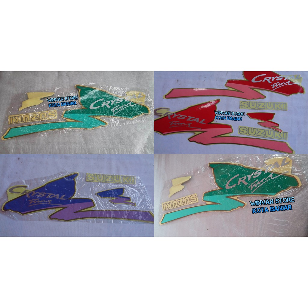 Stiker striping Suzuki Crystal