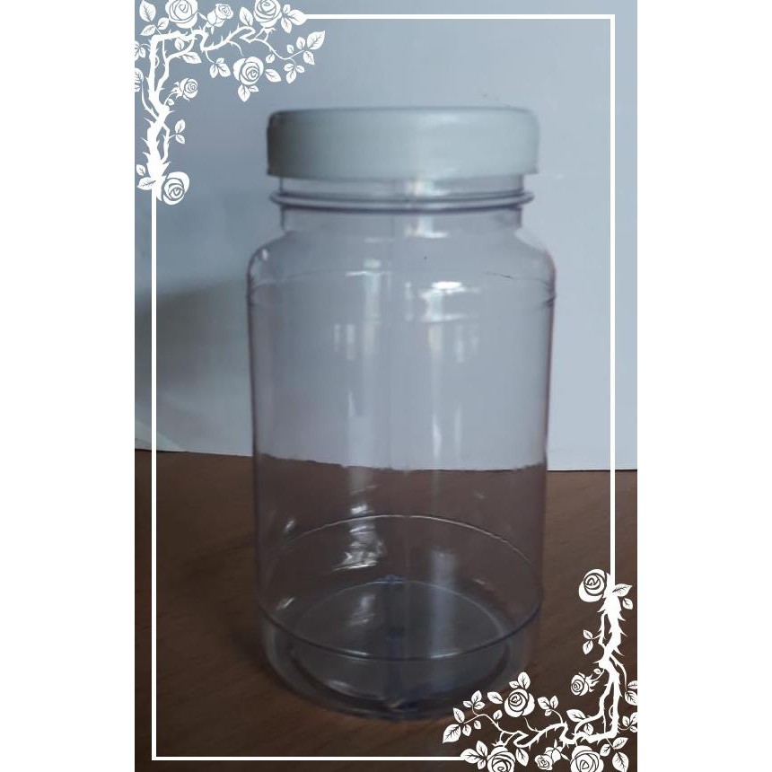 TOPLES PLASTIK PVC 330ML SELAI TUTUP PUTIH