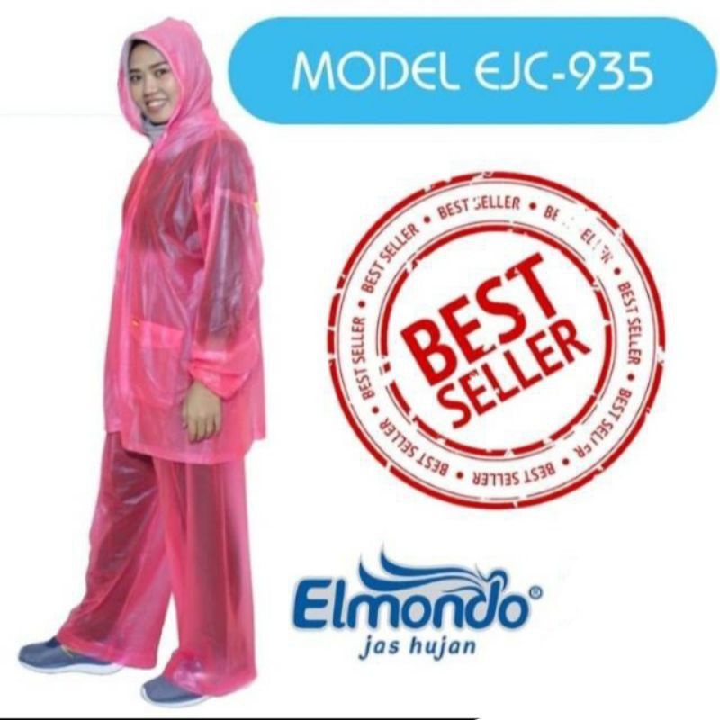 Elmondo Jas Hujan JAKET CELANA Ceria 935 Setelan Jas Hujan Elmondo Bahan Karet MURAH Meriah