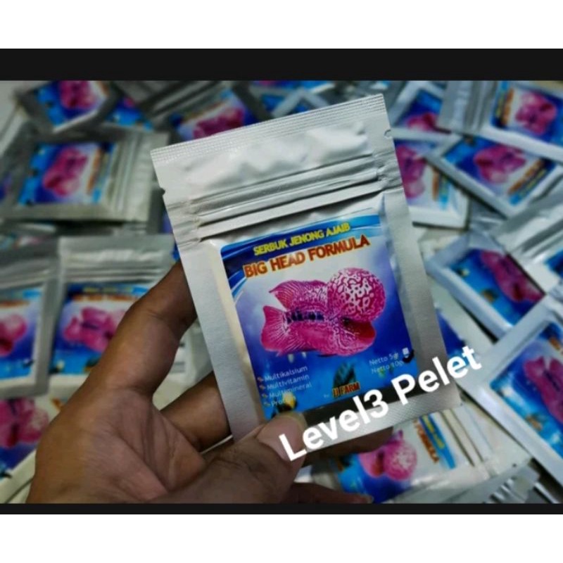 serbuk Jenong ajaib ikan louhan Breeding Bubuk Hormon multivitamin dll