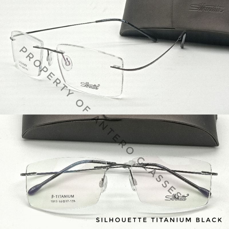 kacamata pure titanium beta silhouette frameless