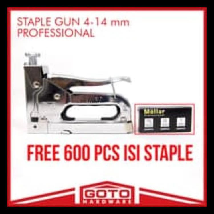 

Staples Tembak Stapler Gun 3 In 1 Nail Tacker Rapide Staple Heckter Sale