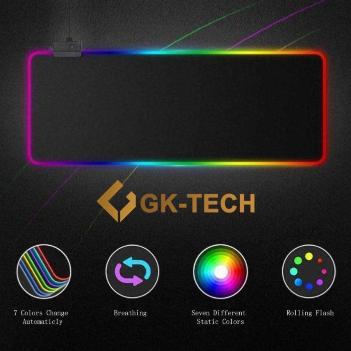 Mouse pad Gaming RGB XL Glowing LED High Precision Mousepad