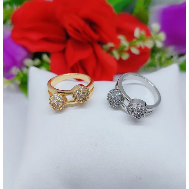 Cincin Xuping full Permata terbaru 108A-109A