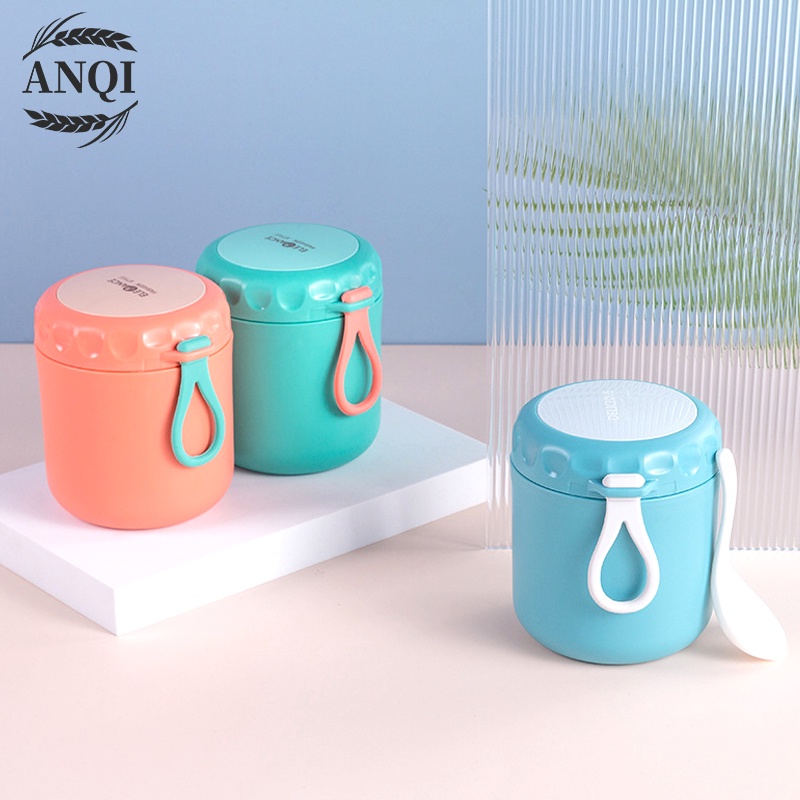 ANQI 1888 Cangkir sup Tahan Panas Tetap Hangat Cup Free Sendok BPA Free VS-78