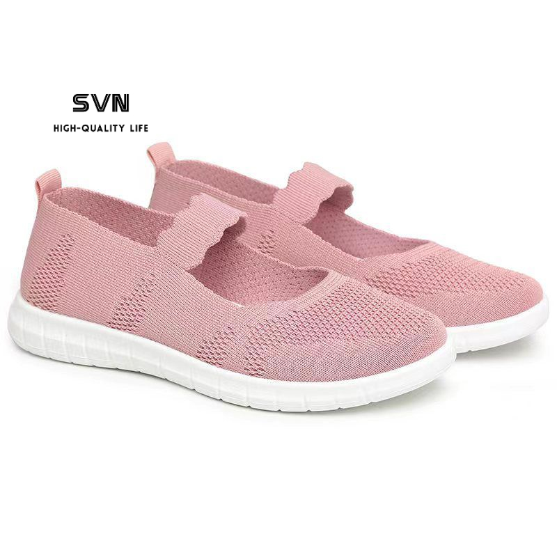 [GROSIR][COD] SEVEN_DAY SEPATU SLIP ON BAHAN RAJUT SEPATU WANITA IMPORT MURAH FASHION FZ-A54