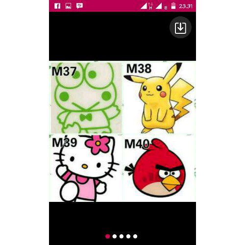 

Jual roll cat motif rol cat karakter animasi yoanita Limited