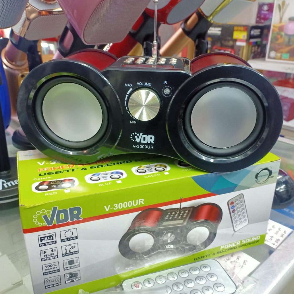 Speaker Mp3 VDR V3000UR  with USB/SD Card Function