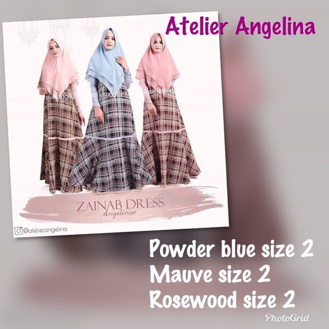 Atelier Angelina Zainab Dress ready Rosewood