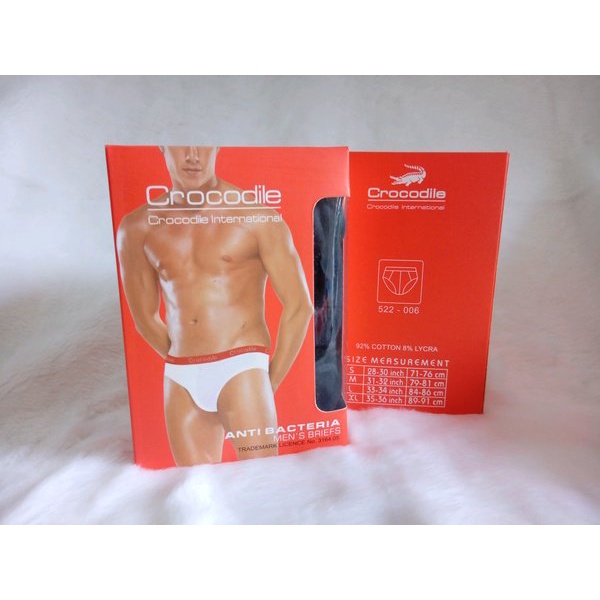 2 Pcs CD Crocodile Orange 522 - 006 Pria Dewasa Merah Oranye | Celana Dalam Laki Laki Underwear | Open