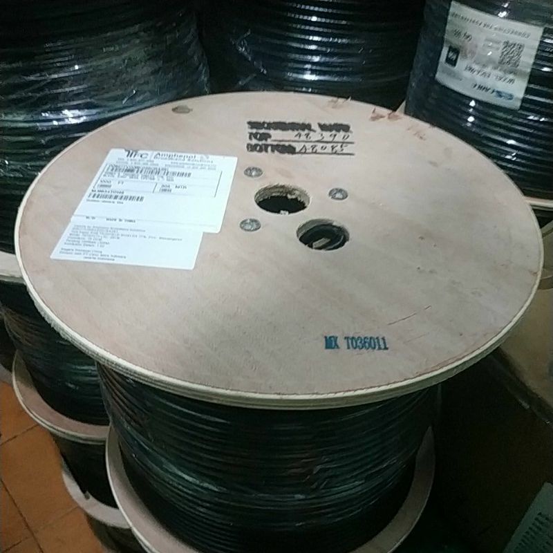 KABEL COAXIAL RG6+kawat gantung