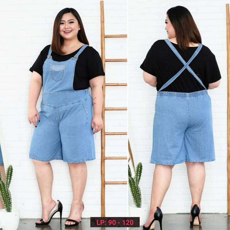 OVERALL. BAJU KODOK. CELANA PENDEK KODOK. DENIM. SUPER JUMBO BIGSIZE