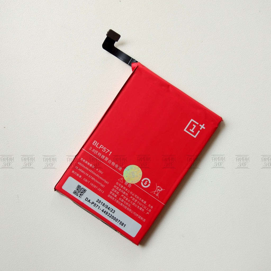 Baterai One Plus 1 One BLP571 Oneplus 1 Batre Batre Batrai Battery BLP 571 1+