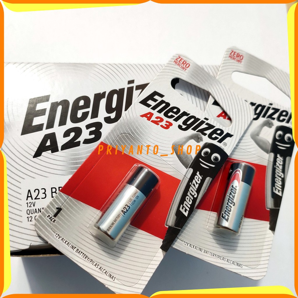 Asli Battery Batrei Baterai Energizer A23 A 23 12V Original 1PCS