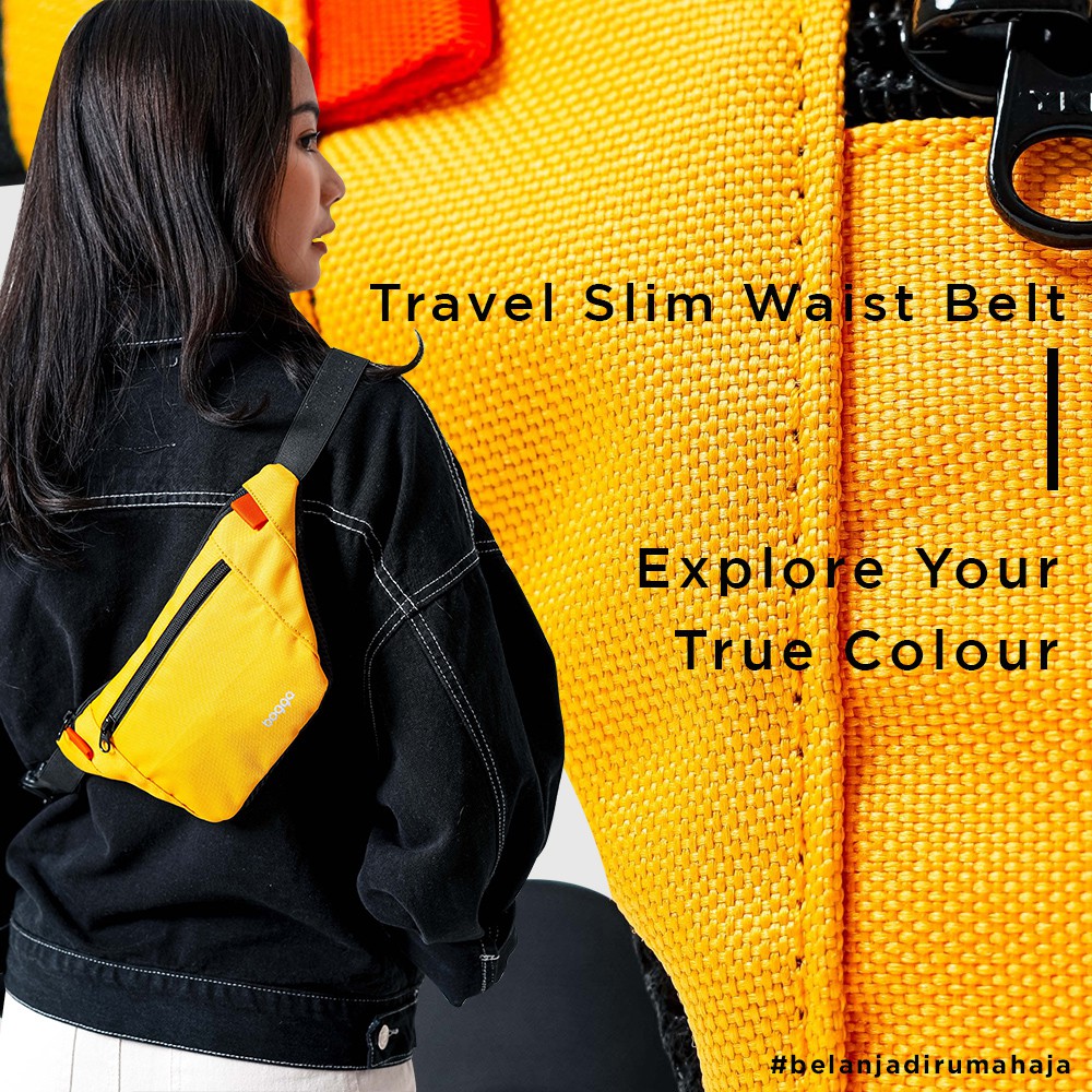 BOGGA TRAVEL SLIM WAIST BAG | TAS SELEMPANG PRIA | TAS WANITA | TAS PINGGANG TERMURAH | TAS BRANDED 