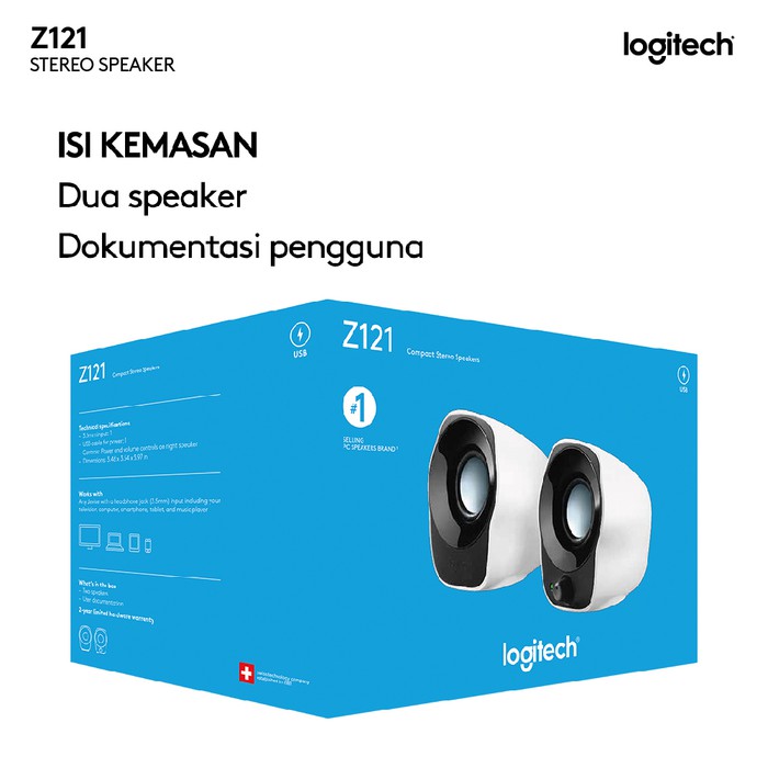 Logitech Z121 Stereo Speaker
