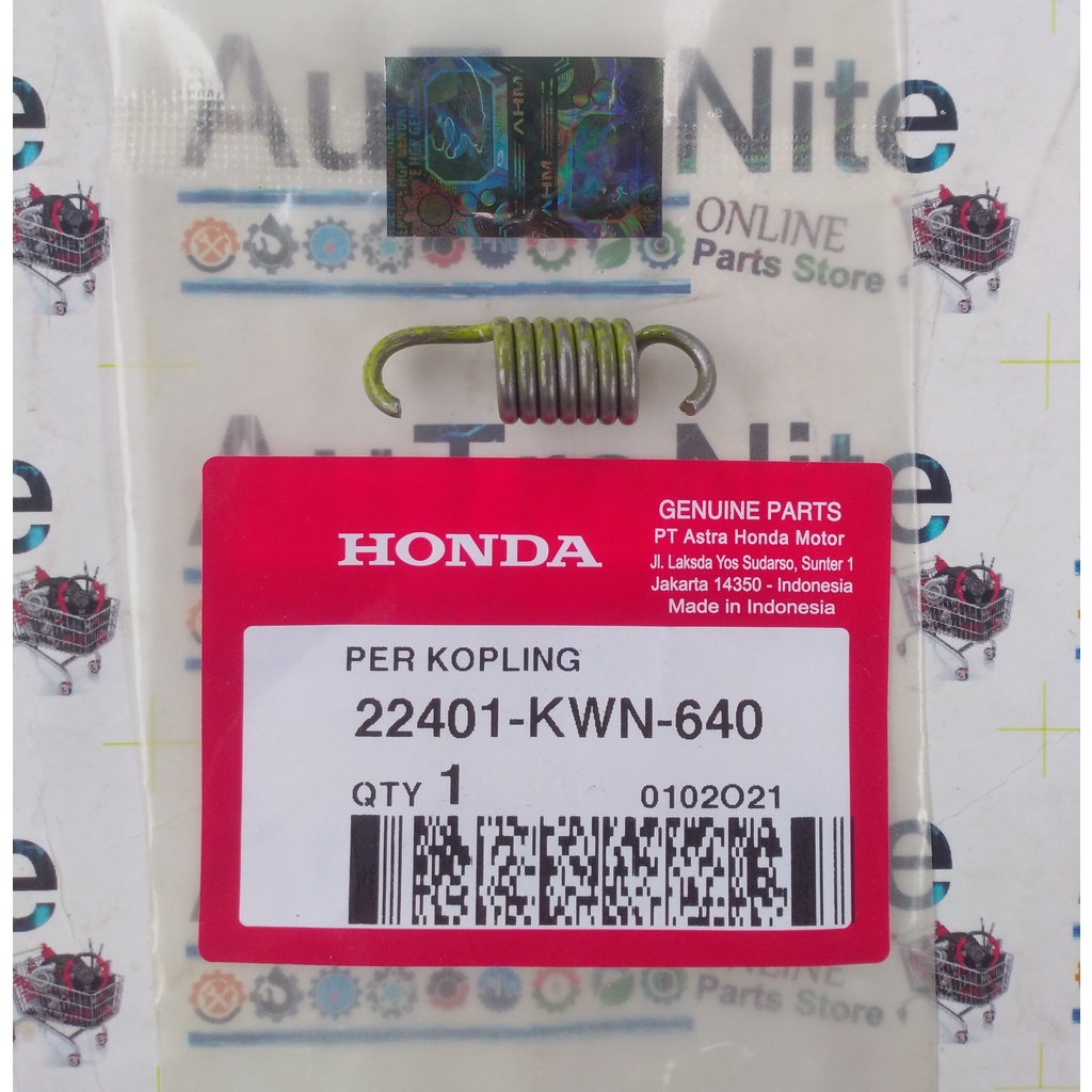 Per Kopling Sentri SPRING CLUTCH 22401-KWN-640 Original Honda Air Blade PCX Vario 150 FI ESP 22401KW
