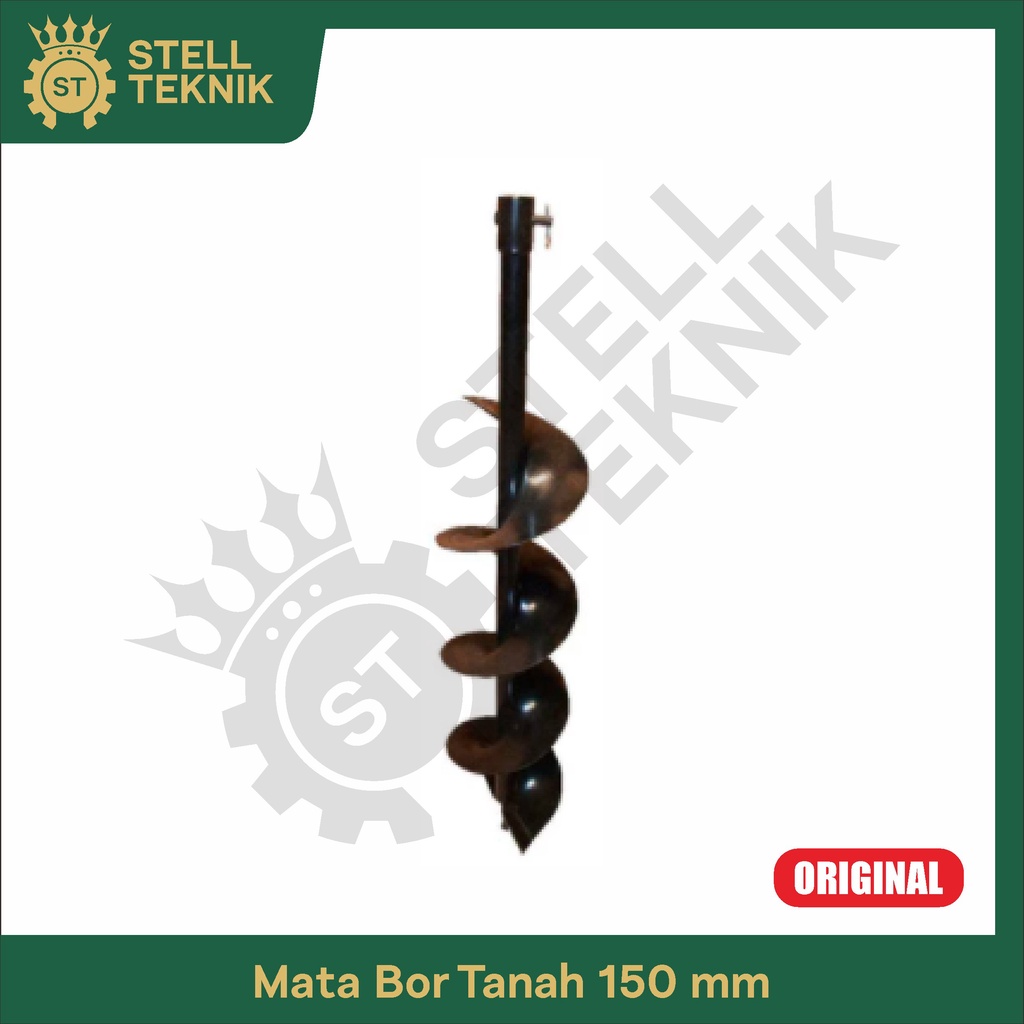 Jual Mata Bor Tanah 150 mm 15 cm Earth Auger Drill 150 mm 15 cm ...