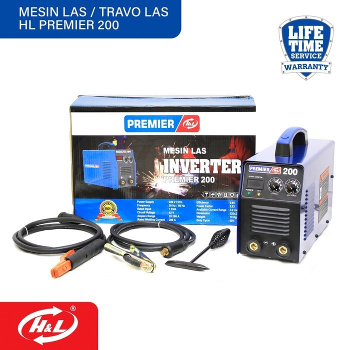 Mesin Las 200A Inverter H&amp;L PREMIER 200