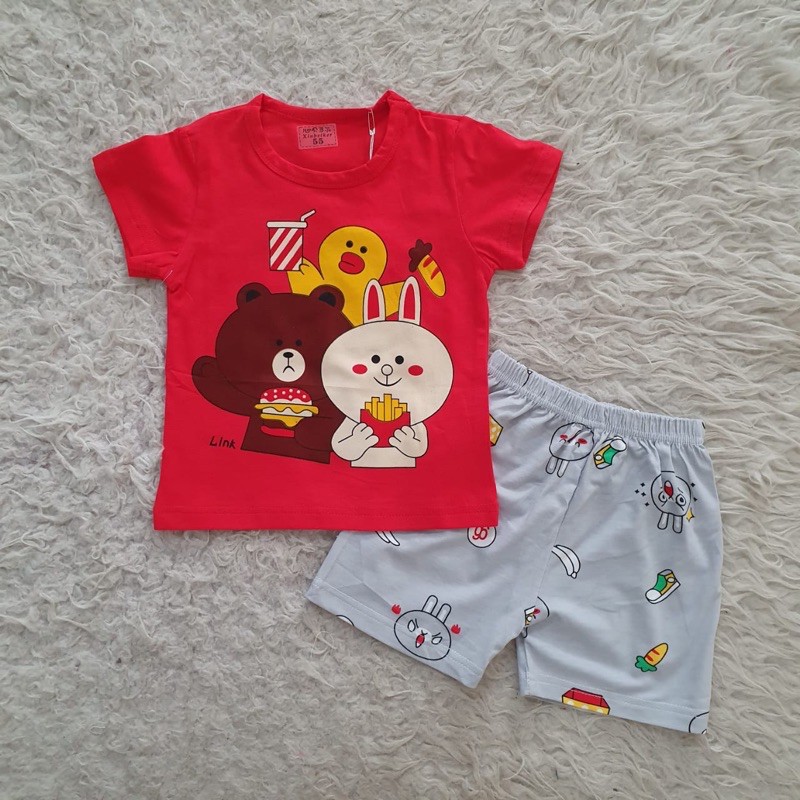 baju bayi piyama set