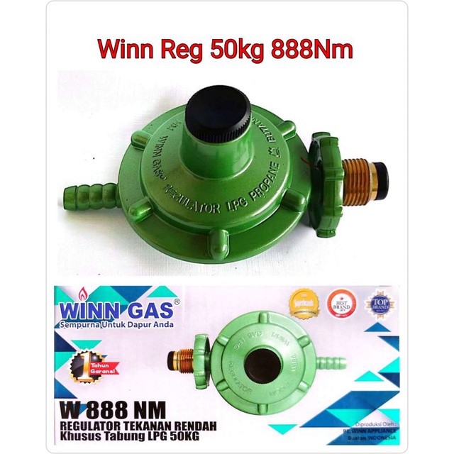 Winn Regulator Tekanan Rendah 50kg 888 Meter/ Non Meter