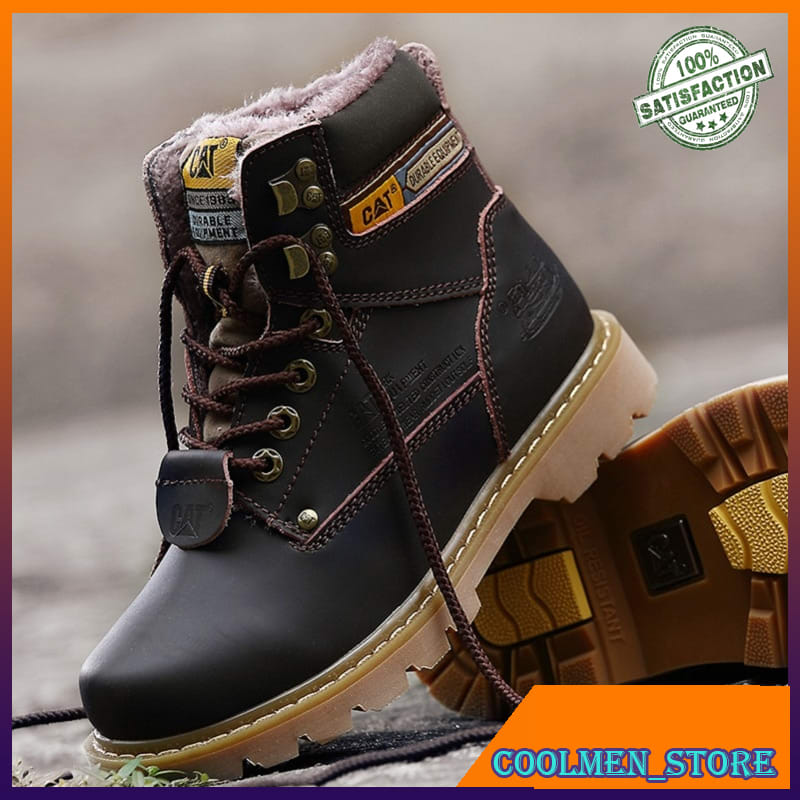 mens round toe work boots