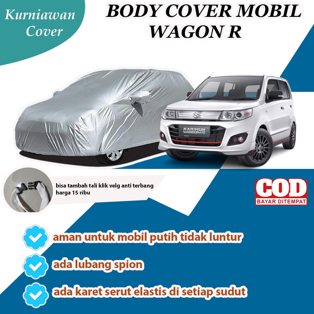 Cover Mobil / Sarung Mobil Wagon Selimut Wagon Cover Mobil Wagon R Polyster Mobil Suzuki Wagon R