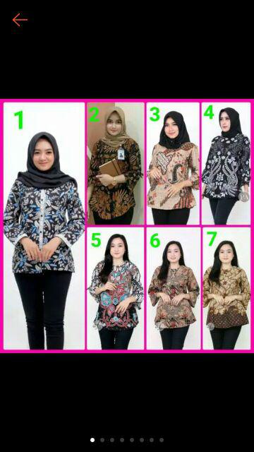 Couple Kemeja Batik Dan Gamis Batik Motif Ahy