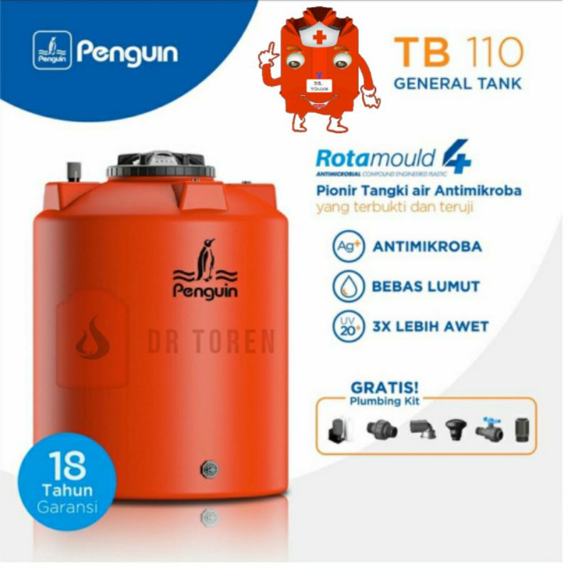 Toren Air Silinder Penguin TB 110 - 1.050 L