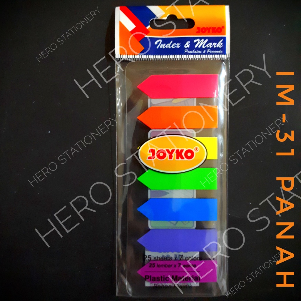 

Joyko bookmark sticker pembatas buku panah warna IM-31