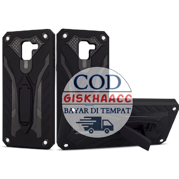 CASE SAMSUNG J6 PLUS CASING STANDING BACK KLIP HARD CASE ROBOT NEW COVER