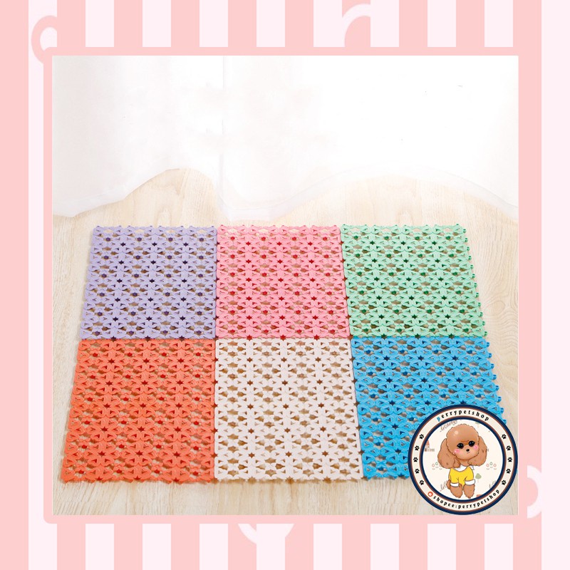 Alas Kandang Motif Alas Kaki Untuk Anjing dan Kucing