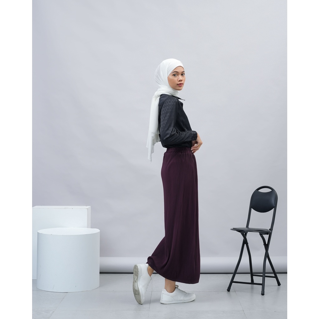 ROK PLISKET KIMMY SPAN WANITA KANTOR DAILY PREMIUM B566 CO