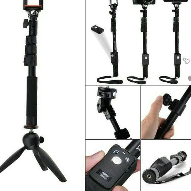 ➮ () Tongsis bluetooth yunteng YT 1288 + Tripod yunteng ➪