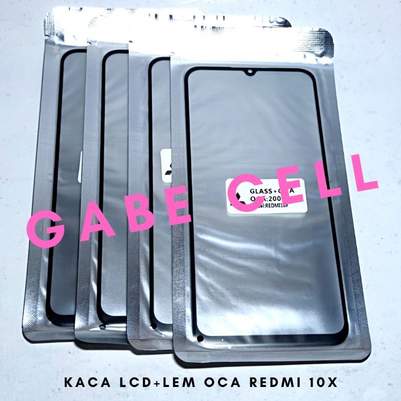 KACA DEPAN LCD+LEM OCA REDMI 10X 5G/REDMI 10X PRO 5G