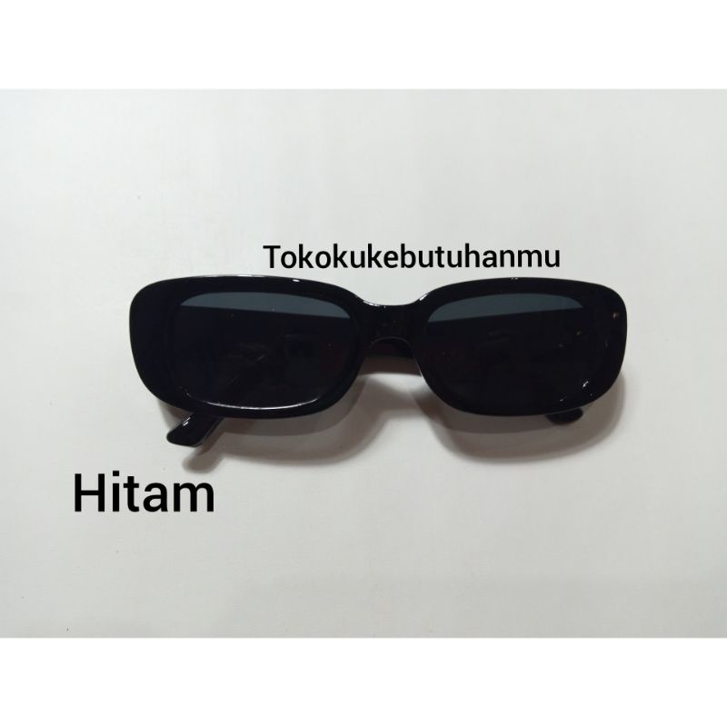 kacamata Korean INS fashion kacamata hitam wanita pria sunglasses kacamata retro kotak