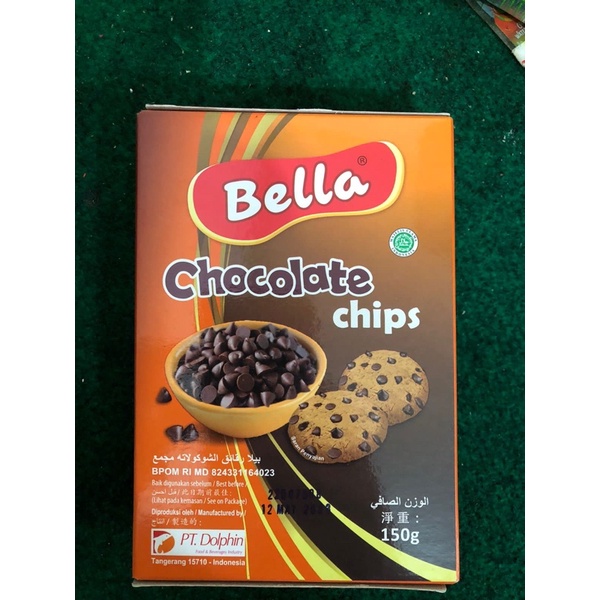 

Bella Chocolate Chips 150gr / chocochips