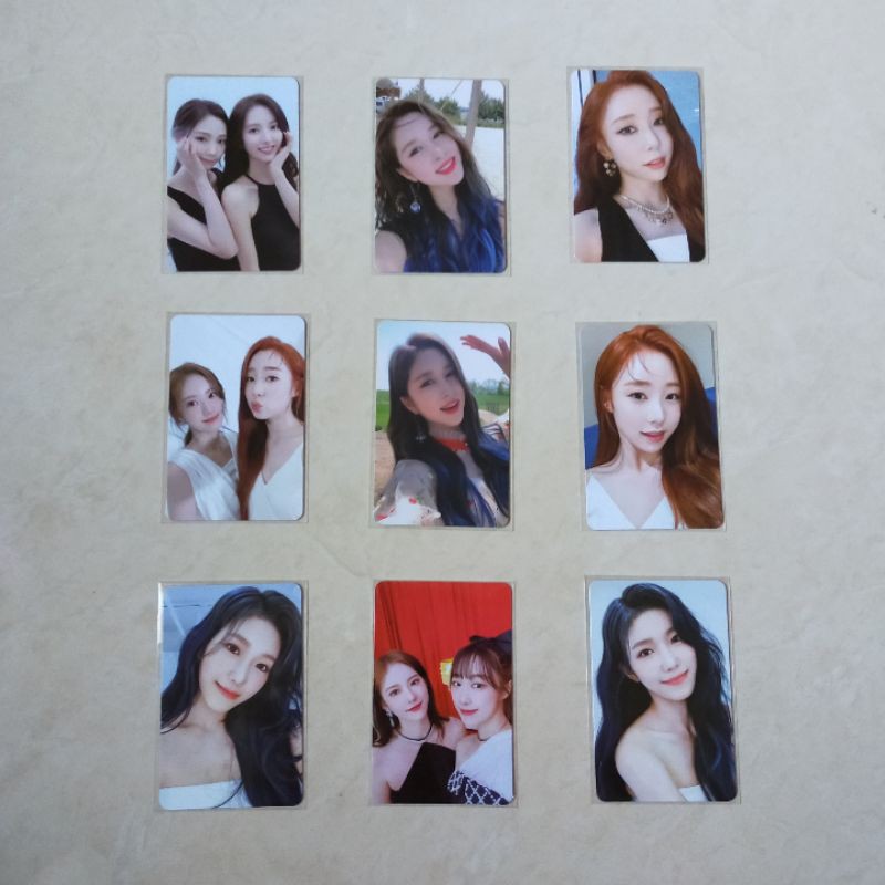 Photocard WJSN Unnatural Unit Photocard Luda Seola Soobin Dawon Dayoung Yeonjung Bona Yeoreum