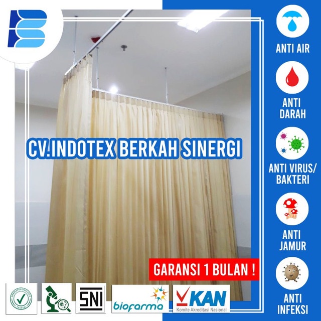 rel hordeng rumah sakit - merk gorden rumah sakit -  Pembatas Ruang Pasien - gorden rumah sakit indo