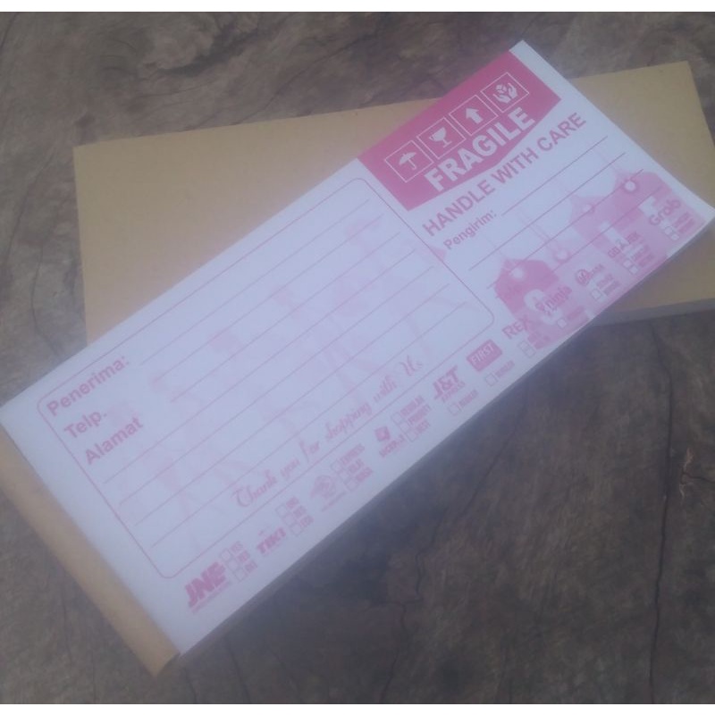 

Nota Pengiriman barang Ol shop