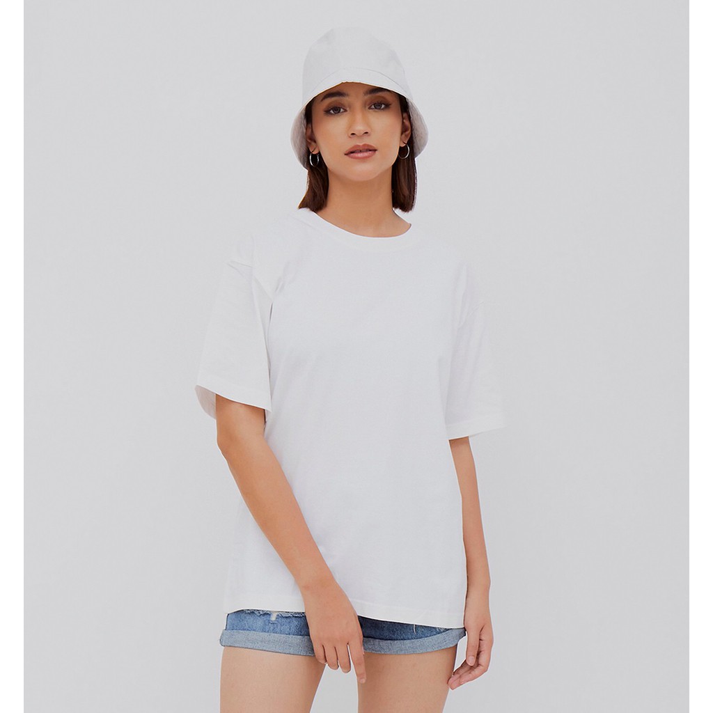 Osaka Oversized Tshirt In White- Kaos Oversize Pria dan WanitaPutih- Blank Apparel